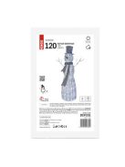 LED karácsonyi hóember, rattan, 124 cm, beltéri, hideg fehér, időzítő