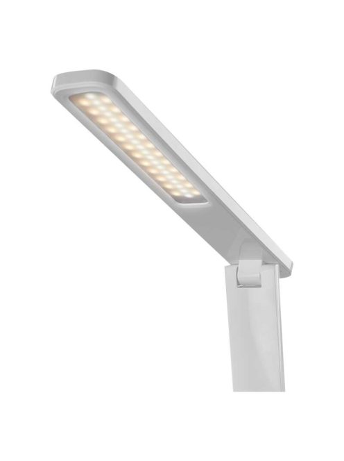 Emos Carson LED asztali lámpa fehér, USB, dimmelhető 400 lm, 2700–6600K