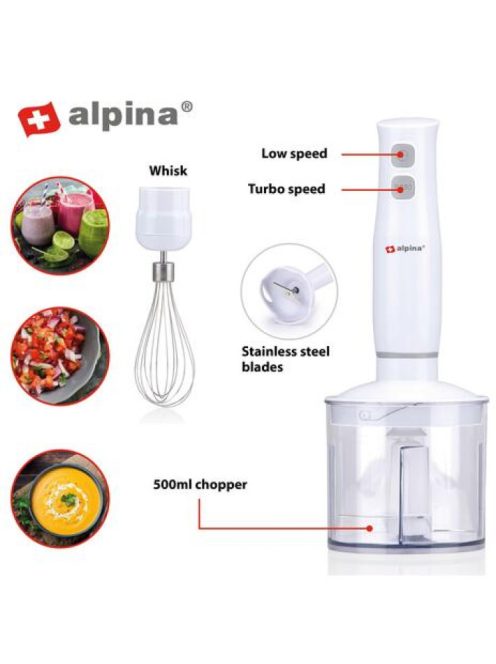 ALPINA Botmixer szett 400W, 2 sebesség, 500ml