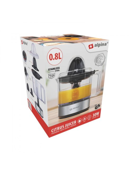 Alpina Citrusfacsaró 30W, 800ml Dupla filterrel