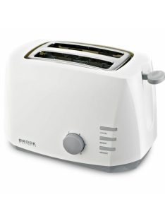   Brock BT 1002 WH, 800 W, 2 szeletes, 6 fokozat, Fehér, Multifunkciós kenyérpiritó