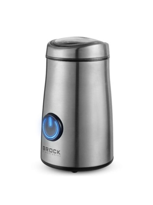 Brock CG 1050 SS, 150 W, 50g, Rozsdamentes acél, Inox, Elektromos kávédaráló