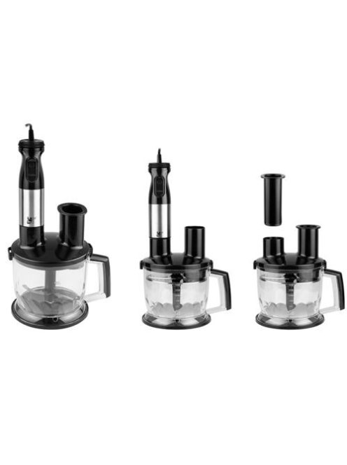 LaFe BZL001, 1000W, 6in1, 500 & 700 ml, Cserélhető fej, Nemesacél, Multifunkciós, Botmixer szett