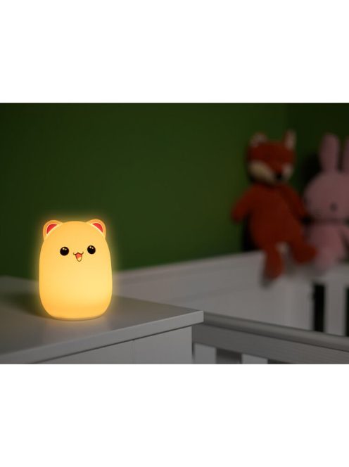 Tracer Teddy Bear, RGB LED, 5 színtónus, 4 világítási mód, Vezeték nélküli, Éjszakai lámpa