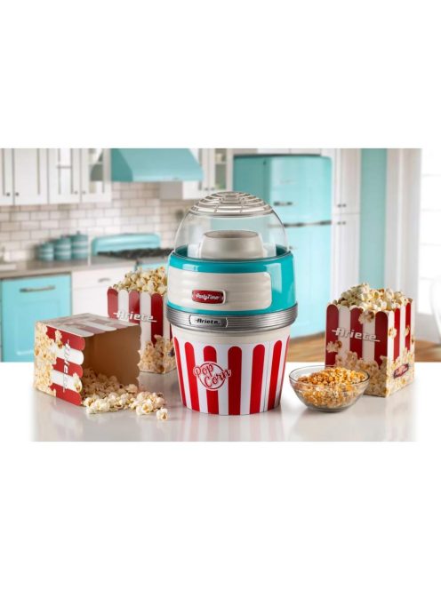 Ariete 2957.BL Party Time popcorn készítő gép, azúrkék